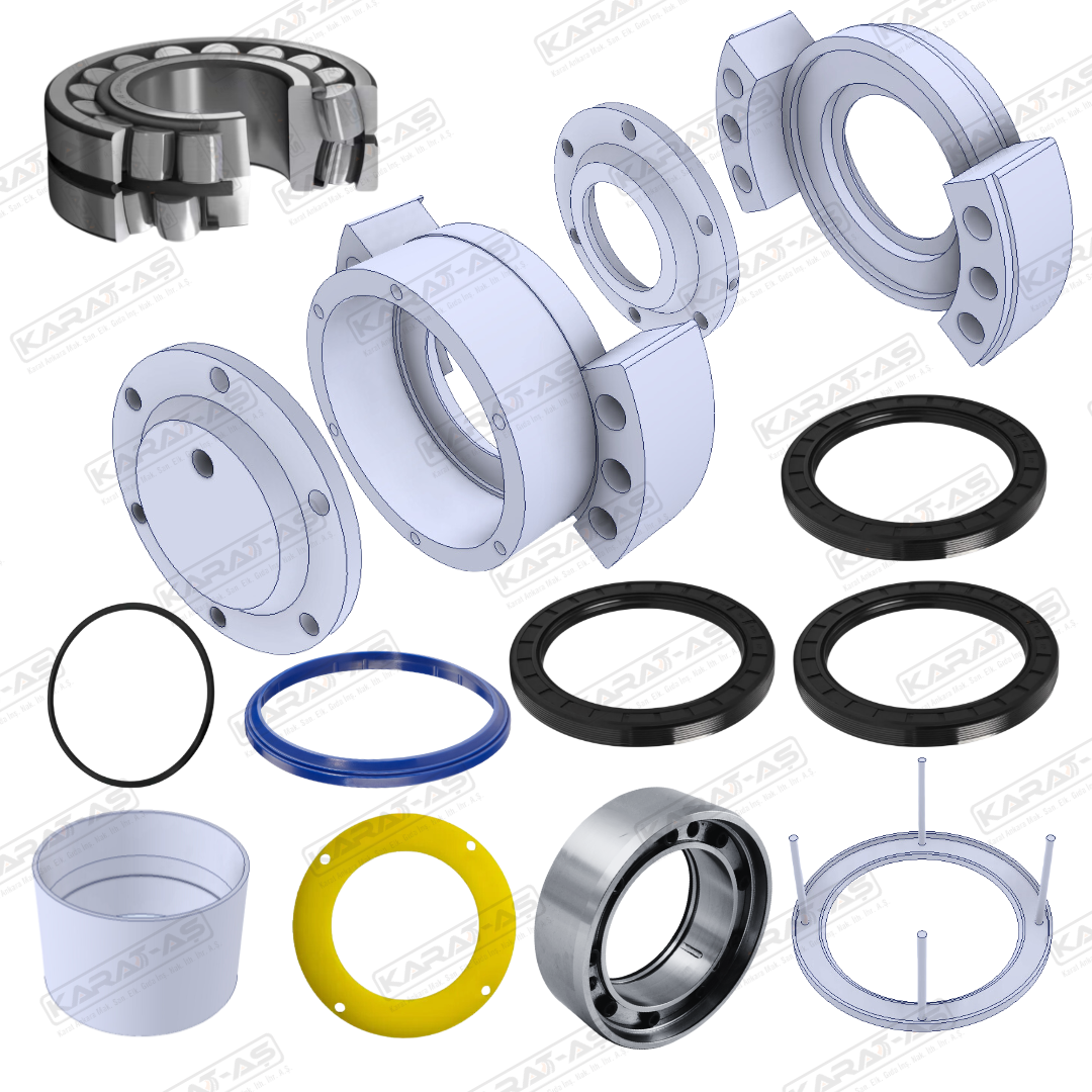 Mao 3000-4500 Avare Tarafı Komple Yatak Takımı