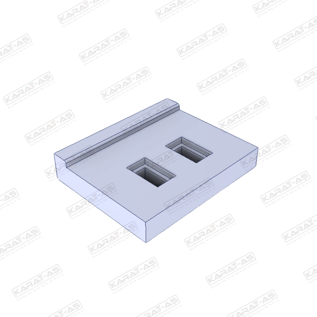 Mao 3000-4500 Sıyırıcı Palet Sol Alt 3m³