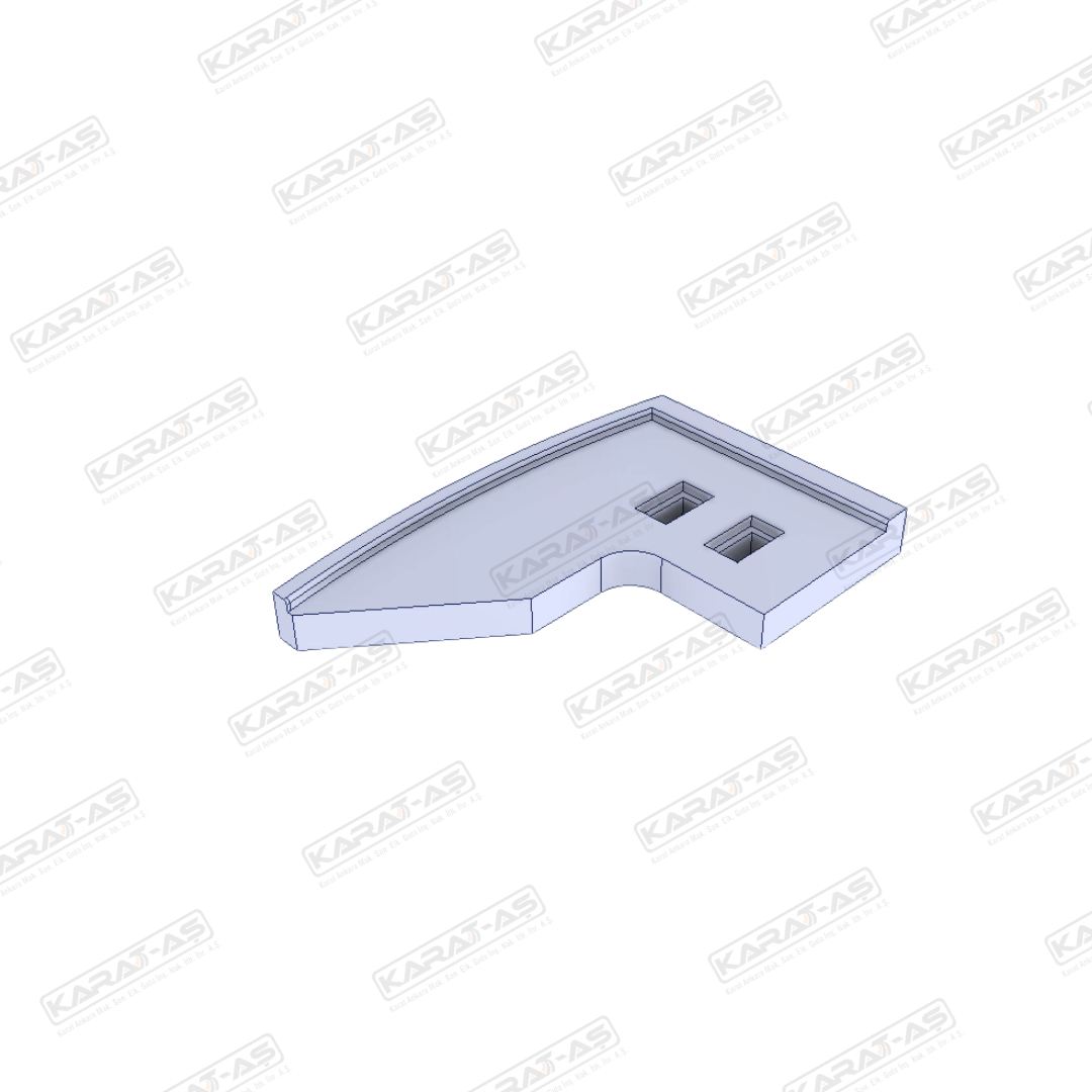 Mao 3000-4500 Sıyırıcı Palet Sağ 2m³