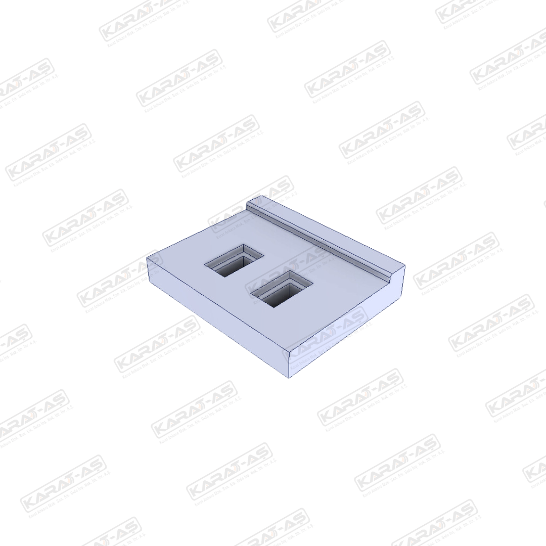 Mao 3000-4500 Sıyırıcı Palet Sağ Alt 2m³