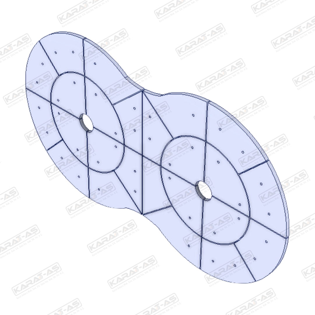 Mao 3000-4500 Yan Duvar Aşınma Plakası Takım 4m³