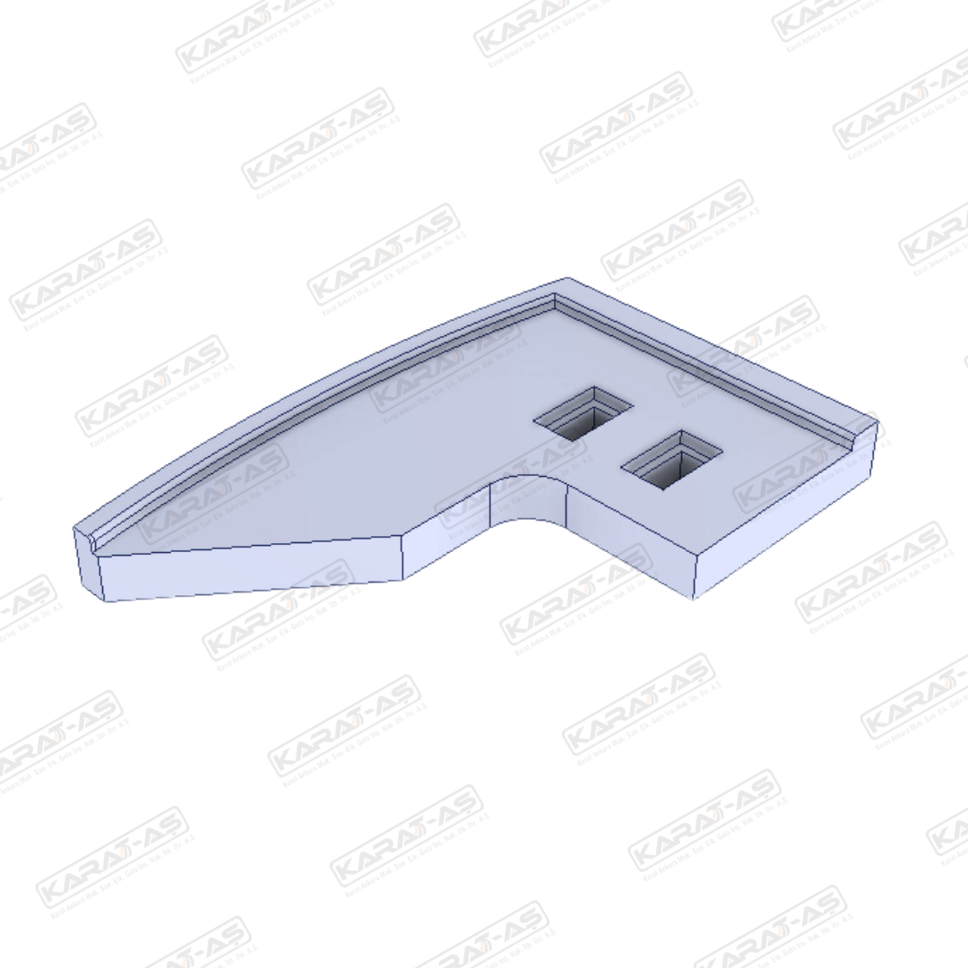 Mao 3000-4500 Sıyırıcı Palet Sağ 3m³