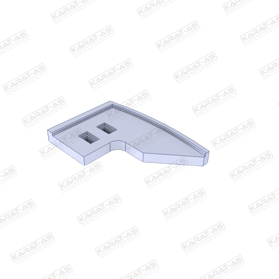 Mao 3000-4500 Sıyırıcı Palet Sol 2m³